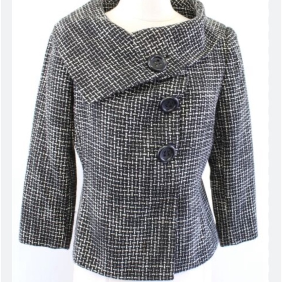 Tahari, ASL black, and white tweed - Picture 1 of 5